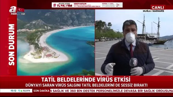 Koronavirüs Tatil Beldelerini Vurdu! Bom Boş!