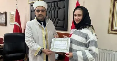 Rusyalı kadın Yüksekova’da müslüman oldu #hakkari