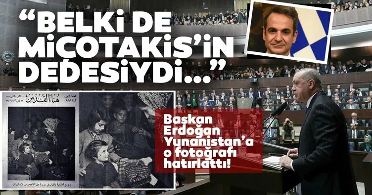 Başkan Erdoğan Yunanistan’a o fotoğrafı hatırlattı!