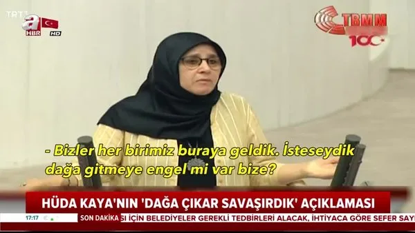 Son dakika: HDP'li Hüda Kaya'nın TBMM'deki skandal 