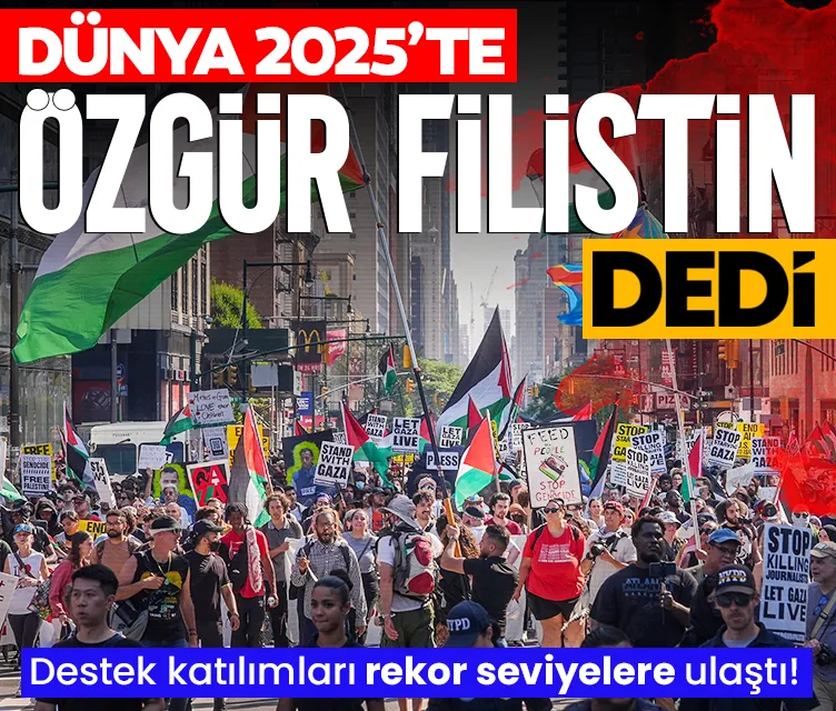 Dünya, 2025’te özgür Filistin dedi