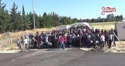Kurban Bayramı ziyareti için ülkelerine geçmek isteyen 2 binden fazla Suriyeli sınır kapılarına akın etti