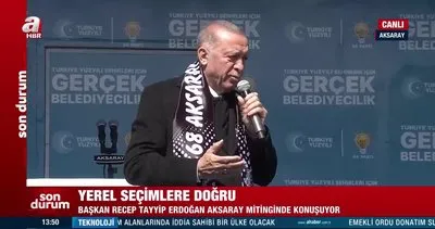 Başkan Erdoğan’dan Aksaray mitinginde önemli açıklamalar | Video