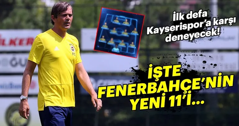 Fenerbahçe’den Kayserispor’a sürpriz 11
