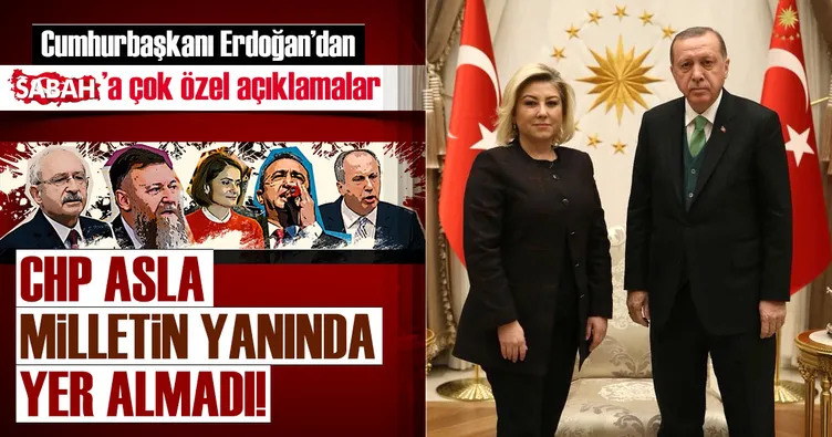 CHP asla milletin yanında yer almadı