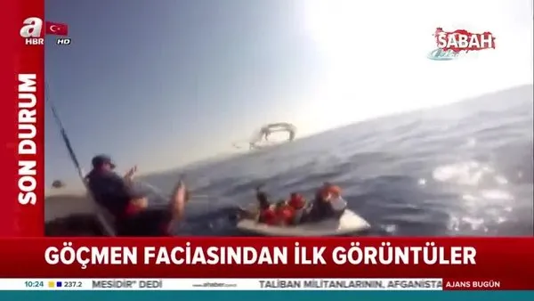 Bodrum'da kaçak göçmenleri taşıyan bot battı