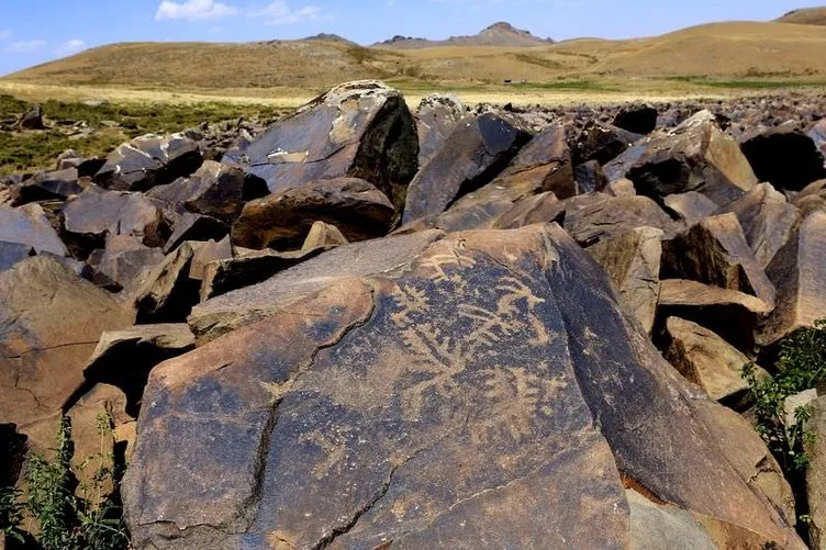 10 bin yıllık kaya resimleri kayıt altına alındı