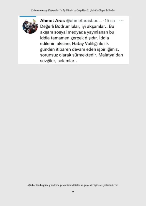 Son dakika: Deprem yalanları ve gerçekler! Kahramanmaraş, Pazarcık, Elbistan, Hatay...