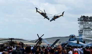 Atak Helikopterlerinden ’harman dalı’ şovu!