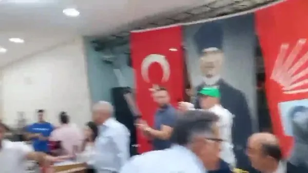 CHP Afyon Merkez İlçe Kongresinde kavga çıktı