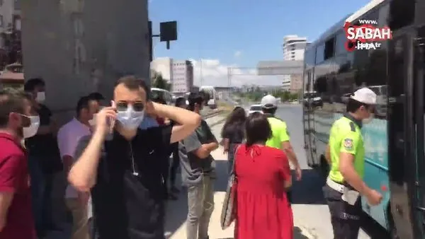 Son dakika: İstanbul'da polisin durdurduğu otobüste skandal görüntüler | Video