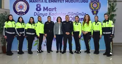 Manisa Emniyet Müdürü Fahri Aktaş ve eşi Nuray Aktaş Dünya Kadınlar Günü’nü kutladı