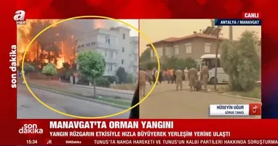 SON DAKİKA:  Antalya Manavgat’ta yangınının nasıl başladığını görgü tanığı canlı yayında anlattı!