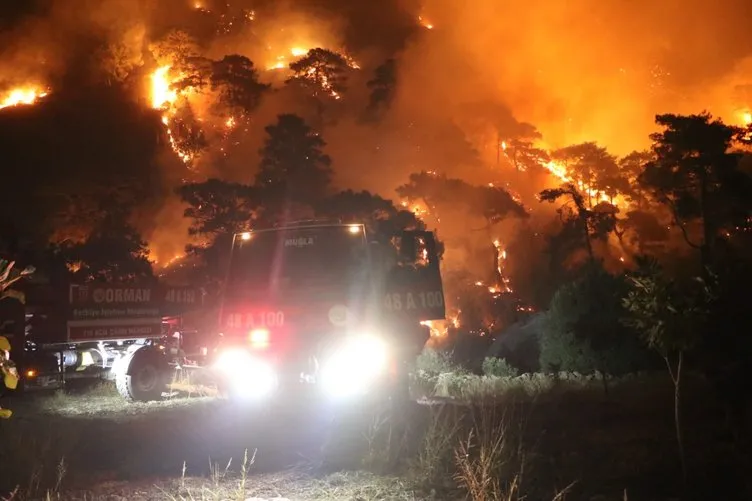 SON DAKİKA: Muğla Dalaman alev alev yanıyor! Validen açıklama geldi