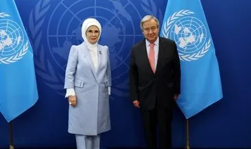 BM Genel Sekreteri Antonio Guterres’ten Emine Erdoğan’a övgü! ’Sıfır Atık Projesi’ globalleşiyor