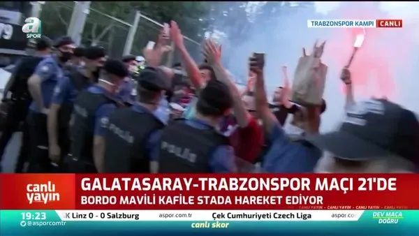 Trabzonspor stada hareket etti
