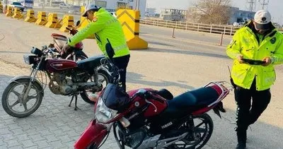Şanlıurfa’da 935 motosiklet sürücüsüne ceza uyguladı