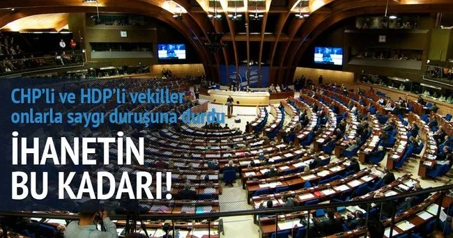 Avrupa’da CHP VE HDP’liler ’sözde soykırım’ için saygı duruşunda durdular
