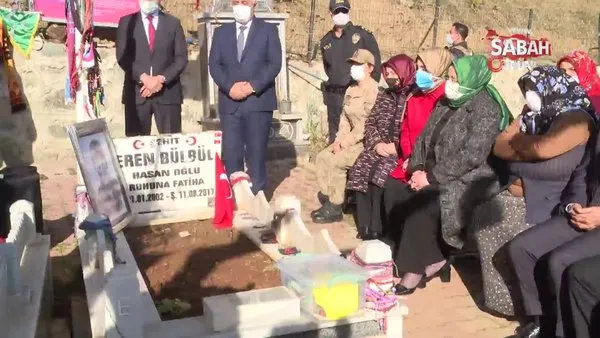 Bakan Zehra Zümrüt Selçuk şehit Eren Bülbül’ün mezarını ziyaret etti | Video