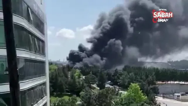 Tuzla’da fabrikada şiddetli patlama! Fabrika alevlere teslim oldu | Video