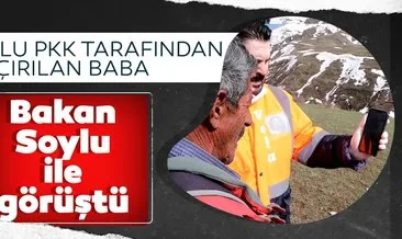 Son dakika: Başkan Sayan, oğlu PKK tarafından kaçılan babayı Bakan Soylu ile görüştürdü