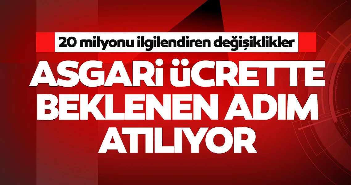 Son dakika haberi: Asgari ücret zammı için beklenen adım atılıyor! 20 milyon vatandaşı ilgilendiren değişiklikler...