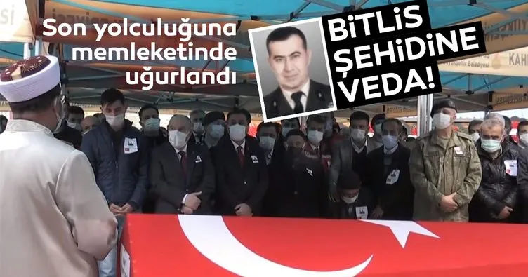 Son dakika haberi: Bitlis şehidi Mehmet Demir son yolculuğuna uğurlandı