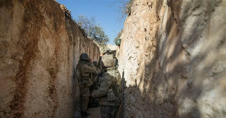 PYD’den temizlenen Burseya Dağı’ndaki tünel ve hendeklerin görüntüleri ortaya çıktı