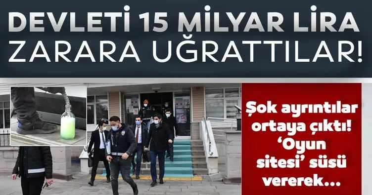 Son dakika: Dev vurgunda yeni ayrıntılar ortaya çıktı! Oyun Sitesi kamuflajıyla gizlenmişler!