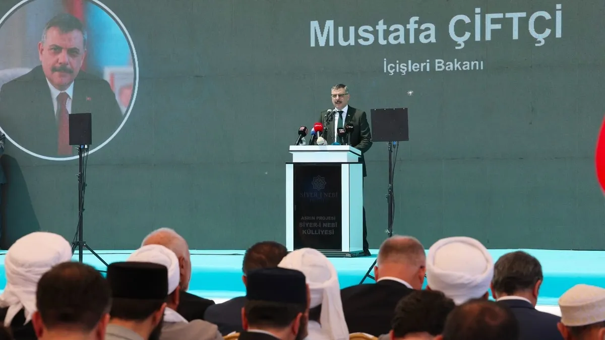 İçişleri Bakanı Mustafa Çiftçi: Önümüzde Türkiye Yüzyılı sorumluluğu var