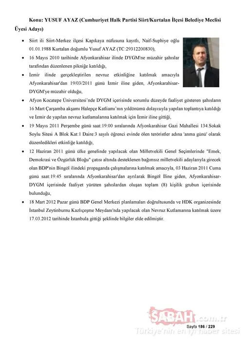 İşte CHP, Saadet Partisi ve İYİ Parti'nin PKK ile bağlantılı adayları!