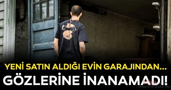 Duyanlar inanamıyor! Satın aldığı evin garajından adeta servet çıktı