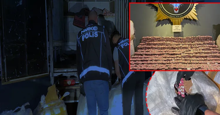 Malatya’da dev uyuşturucu operasyonu: Binlerce sentetik hap ele geçirildi!