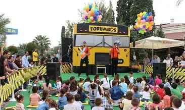 Çocukların eğlence otobüsü ForumBüs 1 yaşında