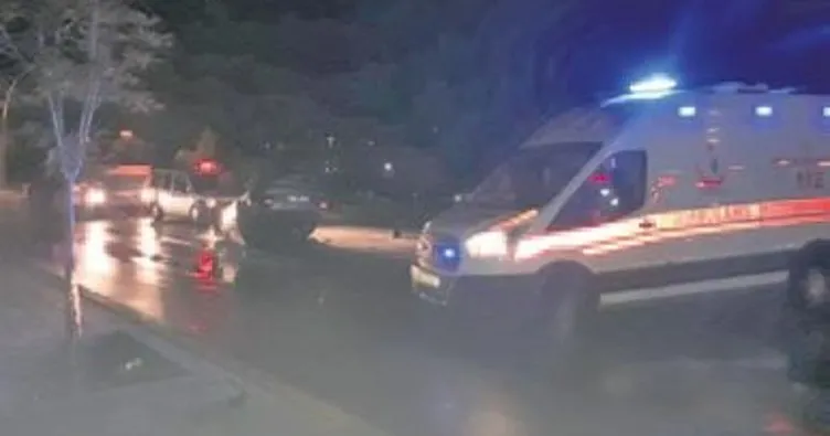 Öveçler’de trafik kazası: 2 polis yaralı