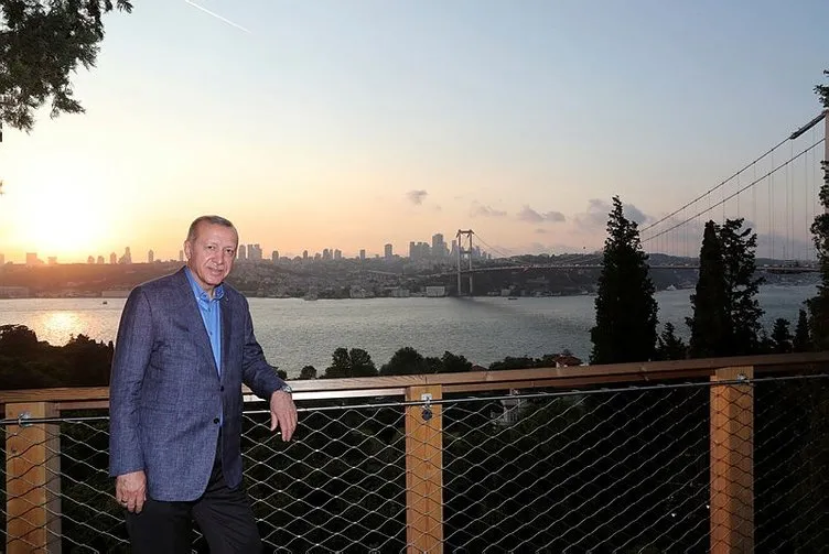 BaÅkan ErdoÄan, NakkaÅtepe Millet Bahçesi'ni gezdi vatandaÅlarla sohbet etti