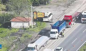 Polis havadan trafiği denetliyor