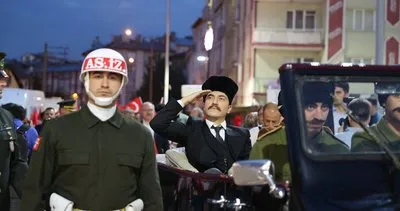 Mustafa Kemal Atatürk’ün Sivas’a gelişi temsili olarak canlandırıldı