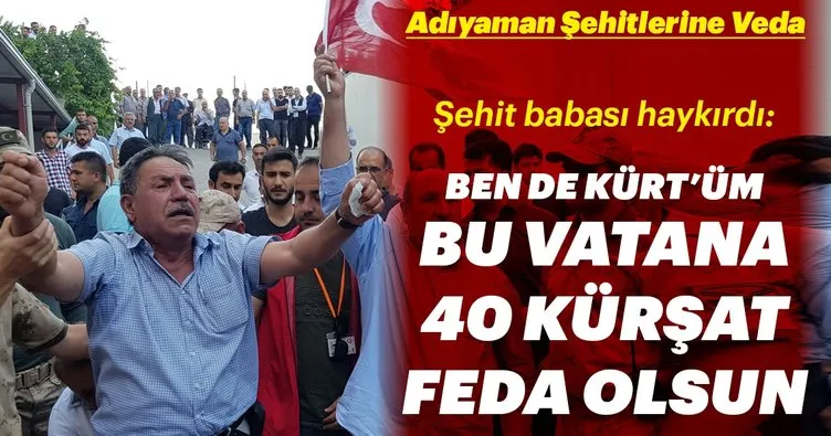 Ben de Kürt’üm vatana 40 Kürşat feda olsun