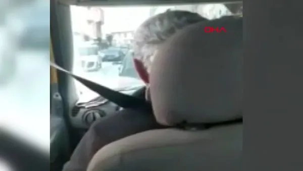 Adana'da korsan taksiciye müşteri kılığındaki sivil polis şoku kamerada