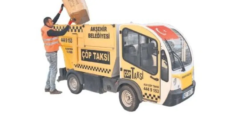 Akşehir’e yakışan bir AK hizmet daha: Çöp taksi