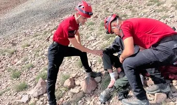 Erciyes’te mahsur kalan iki dağcı 7 saatte kurtarıldı #kayseri