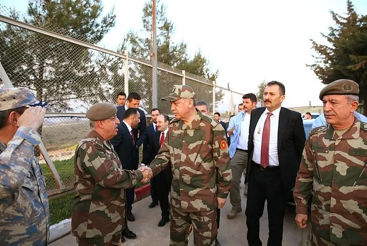 CumhurbaÅkanı ErdoÄan sınır karakolunda