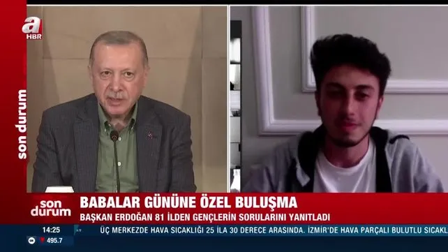 Başkan Erdoğan 'Babalar Günü'nde gençlerle buluştu | Video