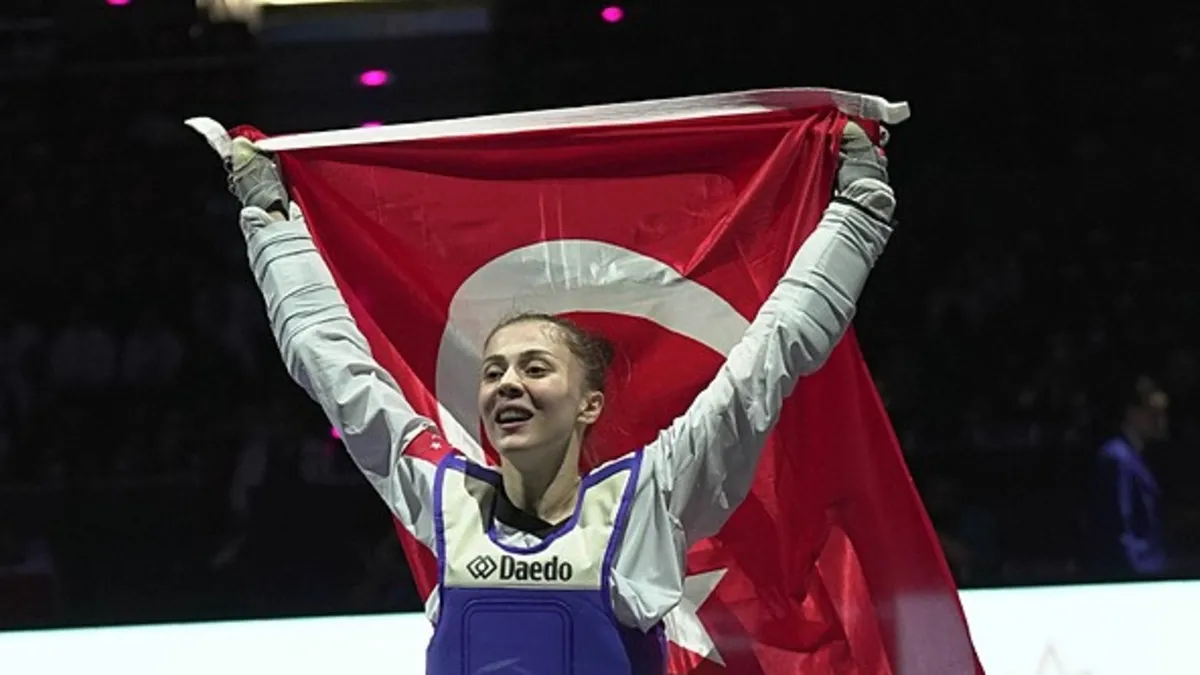 Milli tekvandocu Merve Dinçel Kavurat Avrupa şampiyonu!