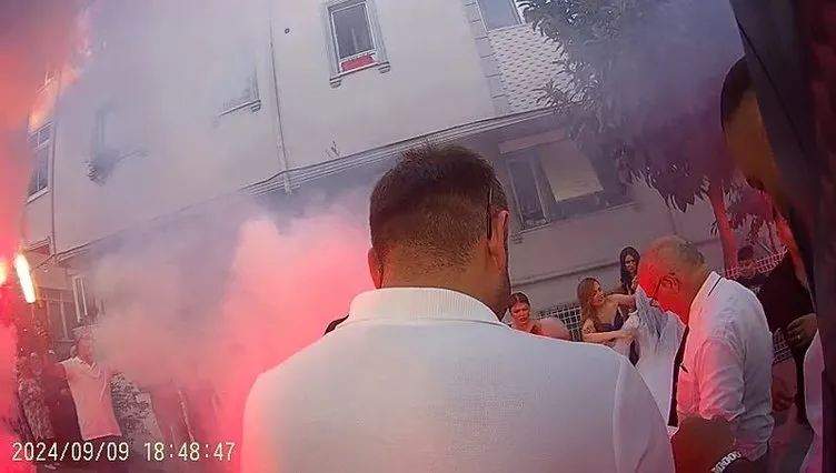 İstanbul’da korkutan anlar: Gelinin üzerine düştü… Damat bakakaldı!