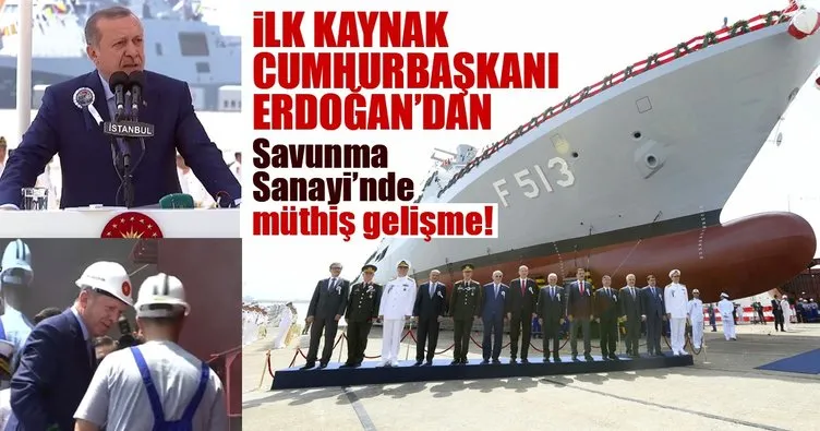 İlk kaynak Cumhurbaşkanı Erdoğan’dan! Savunma Sanayi’nde müthiş proje!