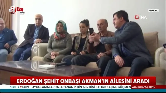Cumhurbaşkanı Erdoğan, Suriye İdlib'de şehit olan Uzman Onbaşı Armağan Akman’ın ailesi ile görüştü | Video