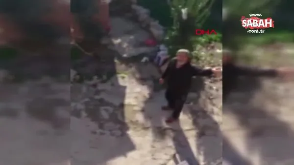 Mersin'de çocuklarının yaşadığı eve molotof kokteyli atan şahıs ardından kendini ateşe verdi | Video