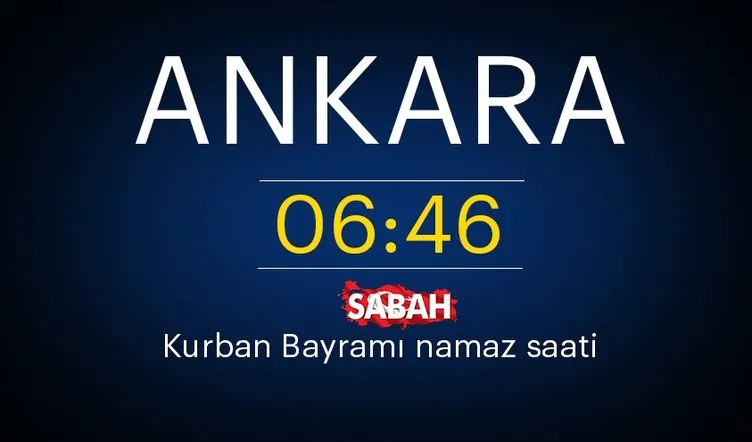 Kurban Bayram namazı saatleri! 2018 Diyanet İle İstanbul, Ankara, İzmir Kurban bayram namazı saat kaçta?